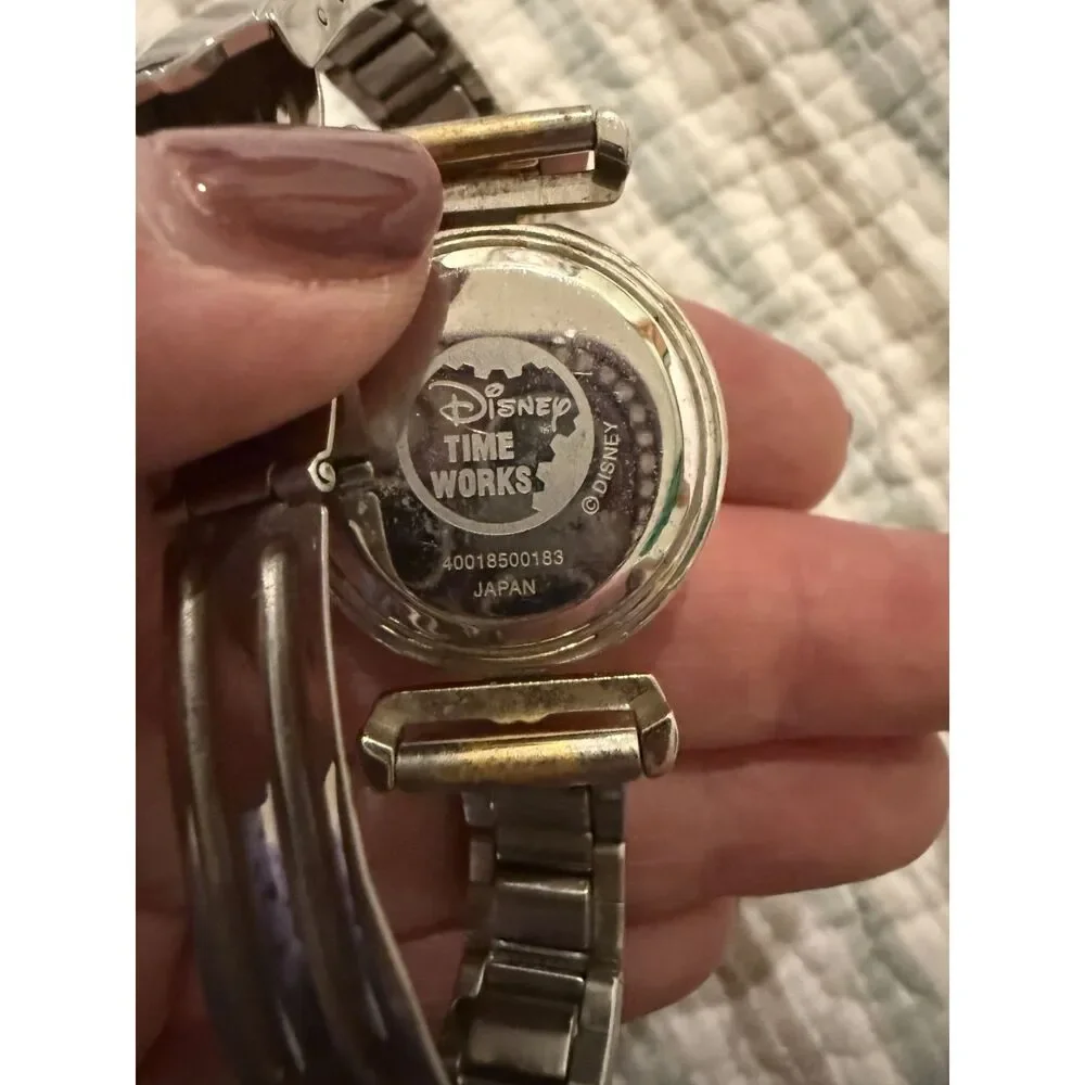 Vintage Disney Time Works Mickey Mouse Two Tone Womens Watch 40018500183